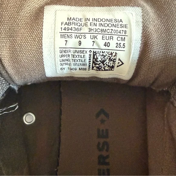 Converse High-Top Sneakers in Brown - Picture 5 of 5